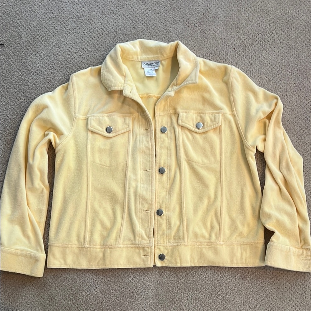 Casual Corner Yellow Jacket